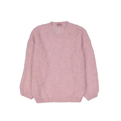 Herno Mohair Wool Sweater In Pink