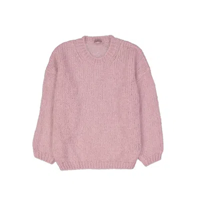 Herno Mohair Wool Sweater Women In Pink