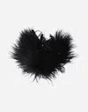 Herno Mongolian Fur Collar In Black
