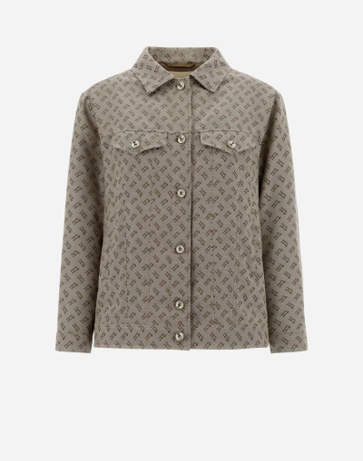 Herno Monogram Jacket In Camel