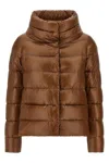 Herno Monogram Down Jacket In Brown