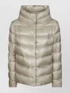 Herno Down Jacket In Nylon And Eco-fur