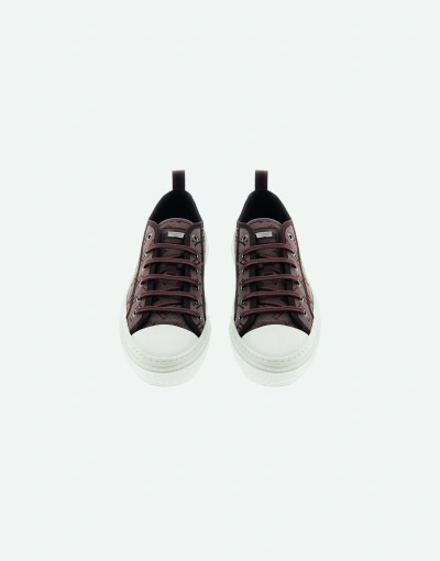 Herno Monogram Trainers In Dark Taupe