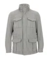 Herno Multi-pocket Field Jacket In Gray
