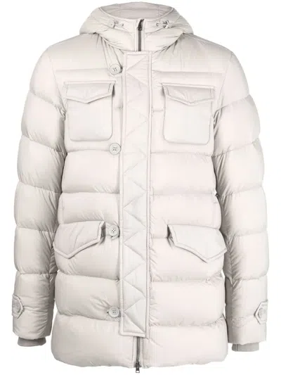 HERNO MULTI-POCKET GOOSE DOWN JACKET