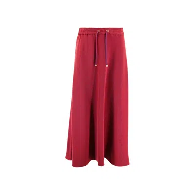 Herno Multicolor Acetate Midi Women's Skirt