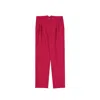 Herno Multicolor Elastane Pants In Red