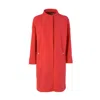 Herno Multicolor Elastane Coat In Multi
