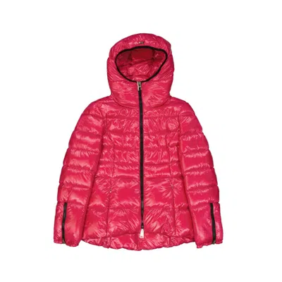 Herno Multicolor Polyamide Full-length Jacket In Red