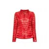 Herno Multicolor Polyamide Jacket In Red