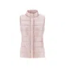 Herno Multicolor Polyamide Sleveless Jacket In Pink