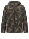Herno Multicolor Tropical Pattern Ripstop Nylon Parka In Multi