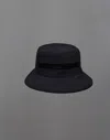 Herno Gore-tex Patch Bucket Hat In Black