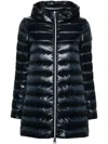 Herno Hooded Puffer Coat In Black