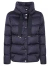 Herno Navy Blue Down Jacket In New Blue