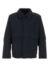 Herno Navy Blue Nylon Jacket