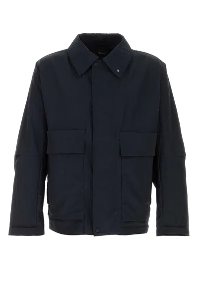 HERNO NAVY BLUE NYLON JACKET
