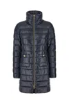 Herno Blue Maria Padded Jacket In Blue