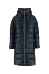 Herno Navy Blue Nylon Matilde Down Jacket In Blue