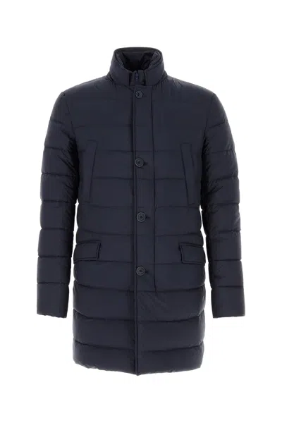 Herno Navy Blue Nylon Padded Jacket