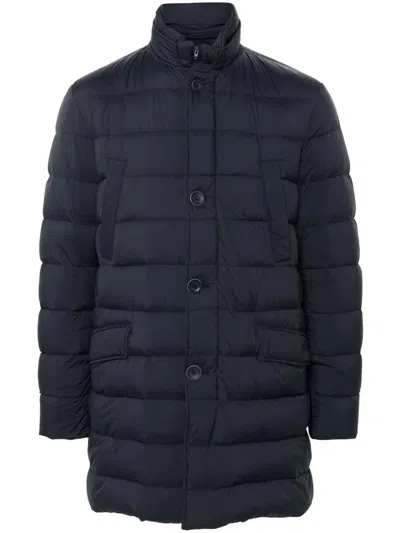 Herno Navy Blue Nylon Padded Jacket