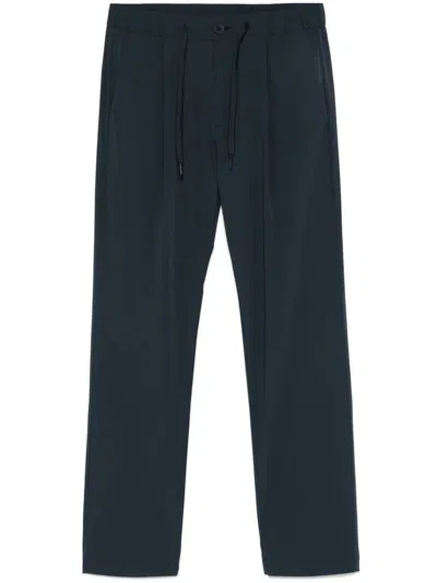Herno Navy Blue Polyamide Pants