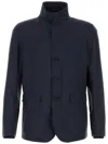 Herno Navy Blue Polyester Jacket