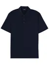 Herno Navy Blue Regular Polo In Blue