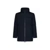 Herno Navy Gore-tex Down Jacket In Blue
