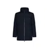 Herno Navy Gore-tex Down Jacket In Blue