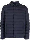 Herno Padded Down-feather Jacket In Blue