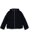 Herno Navy Ultralight Bomber Jacket In Black