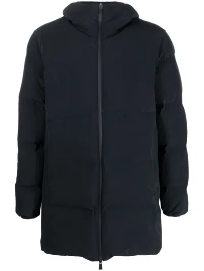 Herno New Impact Midi Down Jacket With In Black