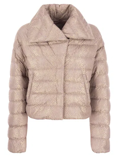 HERNO NEW LACE RESORT BOMBER JACKET