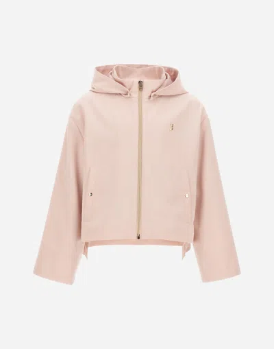 Herno Kids' New Techno Shantung Jacket In Pink