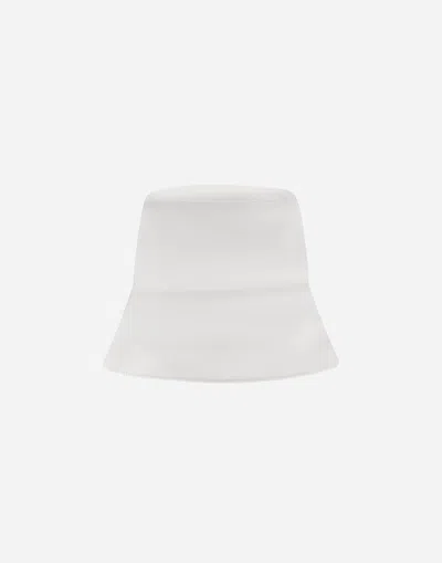 Herno New Techno Taffeta Hat In White