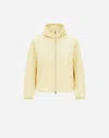 Herno New Techno Taffeta Jacket In Ivory