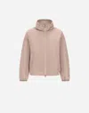 Herno New Techno Taffeta Jacket In Pink