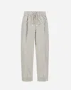 Herno New Techno Taffeta Trousers In Chantilly