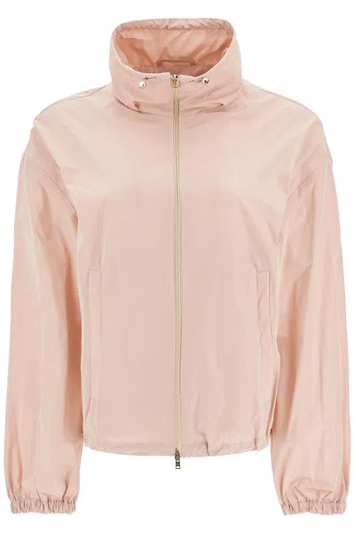 Herno New Techno Teffeta Jacket In Pink