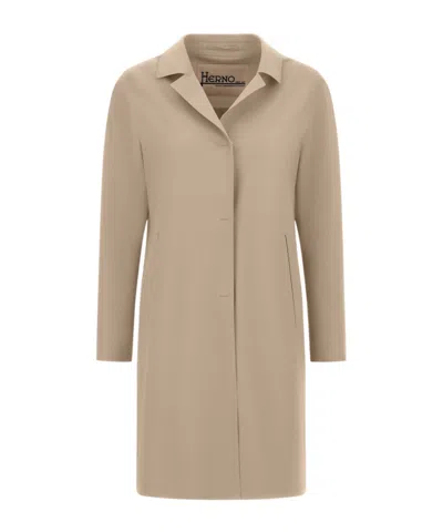 HERNO NOTCHED COAT