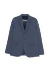Herno Notched-lapel Blazer In Blue