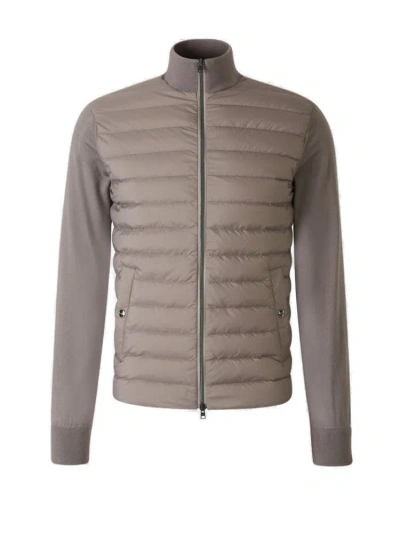 Herno Man Puffer Grey Size 40 Polyamide