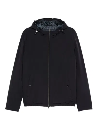 Herno Nylon Blouson Jacket In Blue