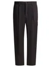 Herno Men Nylon Cargo Pants In Black