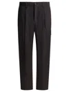 Herno Men Nylon Cargo Pants In Black