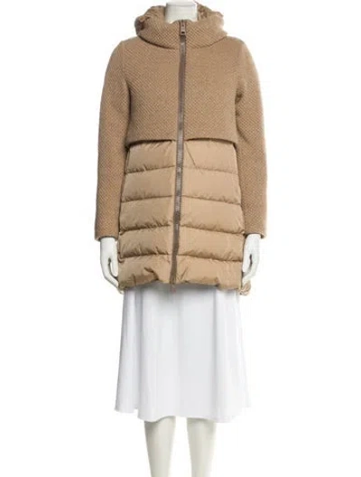 Pre-owned Herno Nylon Coat In Neutral