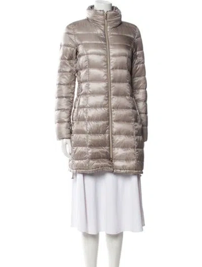 Pre-owned Herno Nylon Coat In Neutral