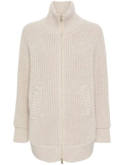 Herno Panelled-design High-neck Jacket In White