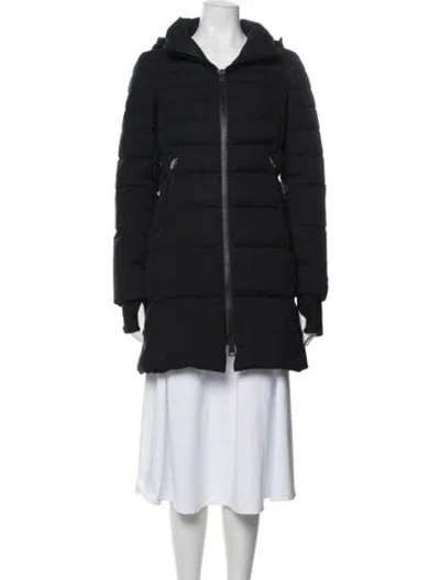 Pre-owned Herno Nylon Down Coat In Black